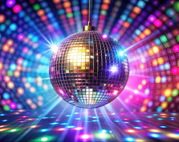 En AI-genererad bild av en discokula. Foto: Adobe Stock