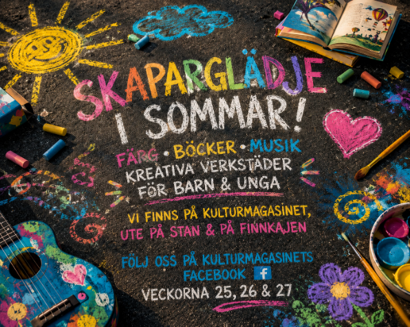 Skaparglädje i sommar. Bildkälla: Frida Lundström